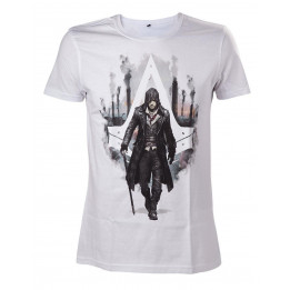 ASSASSINS CREED SYNDICATE JACOB FRYE WHITE TSHIRT XL