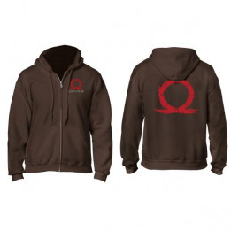 GOD OF WAR SERPENT LOGO ZIPPER HOODIE XXL